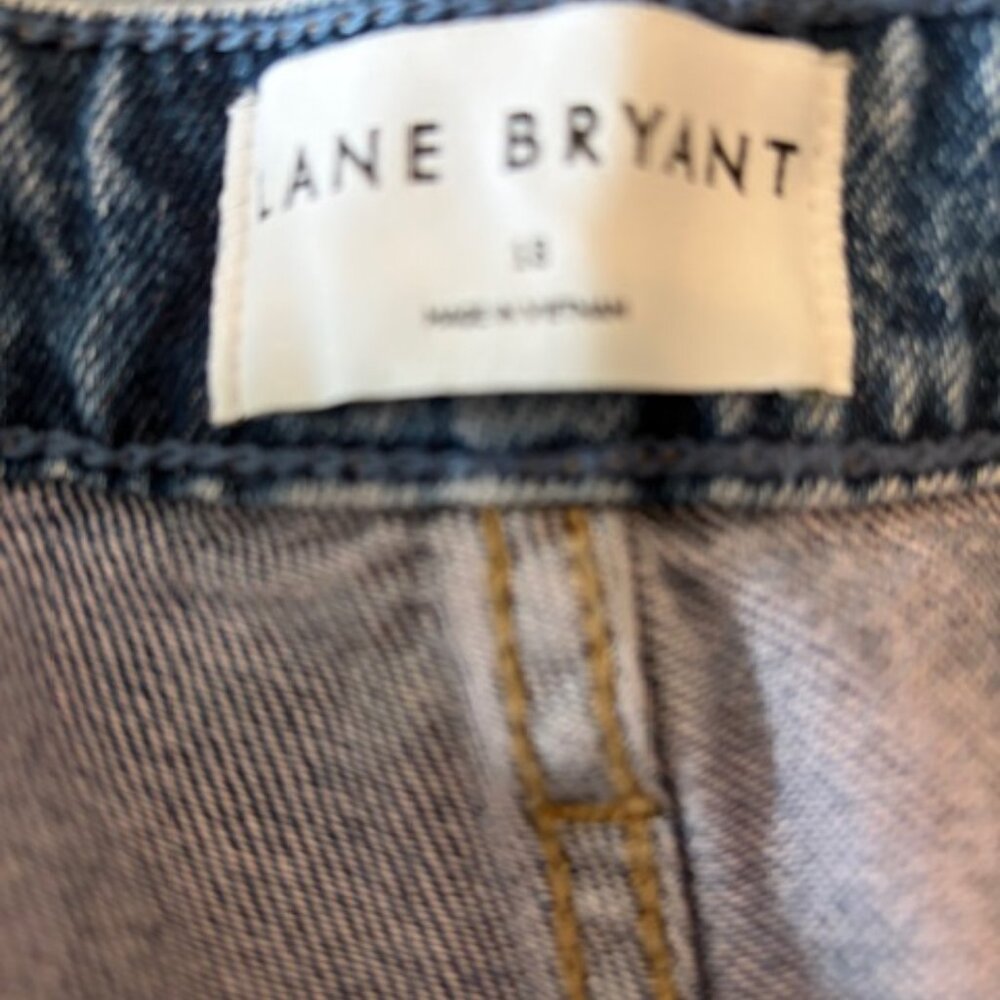 New With Tags Womens Lane Bryant Jeans Size 18 Mid Rise Boyfriend Casual Preppy - Picture 3 of 9